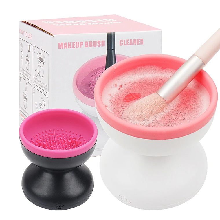 Portable & Automatic Makeup Brush Cleaner