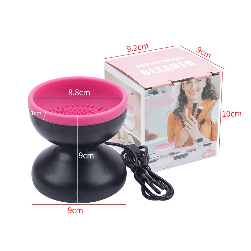 Portable & Automatic Makeup Brush Cleaner