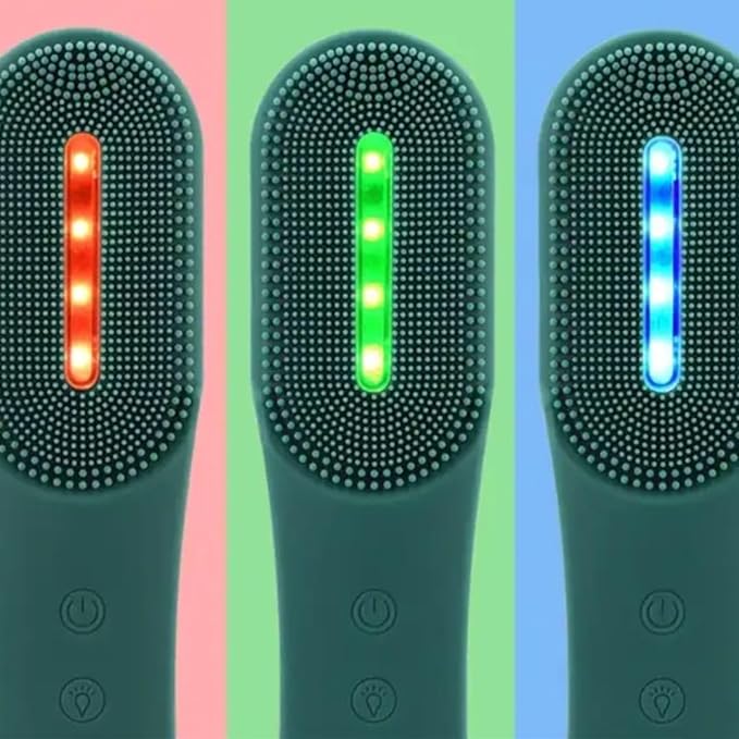 Photon Facial Cleansing Brush with LED Light Therapy