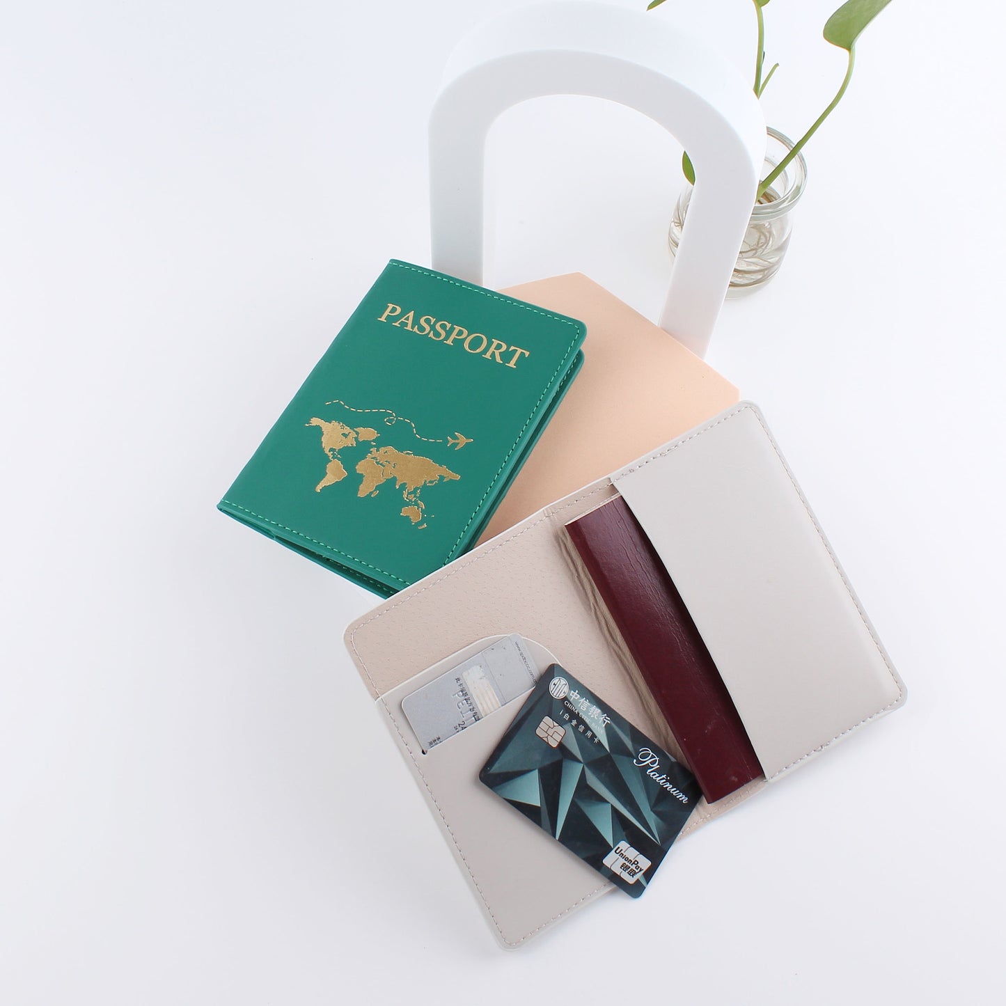 Leather Passport Holder and Document Protector