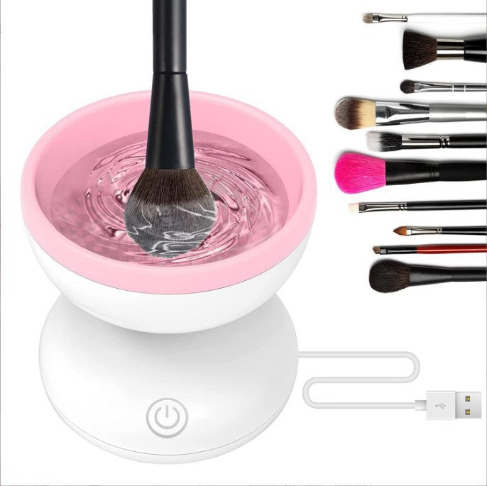 Portable & Automatic Makeup Brush Cleaner