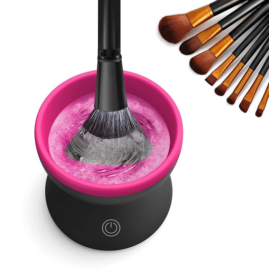 Portable & Automatic Makeup Brush Cleaner