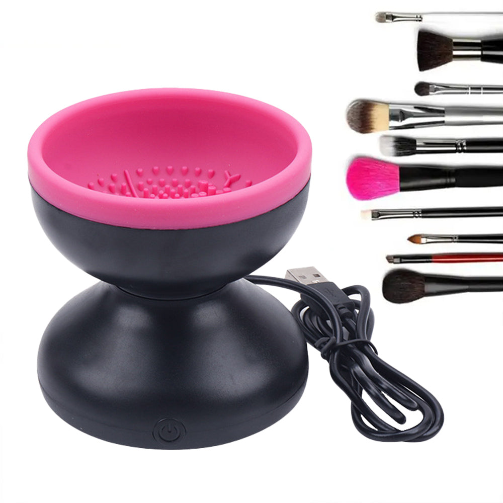 Portable & Automatic Makeup Brush Cleaner