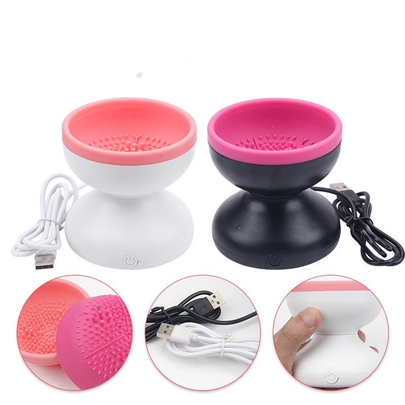 Portable & Automatic Makeup Brush Cleaner